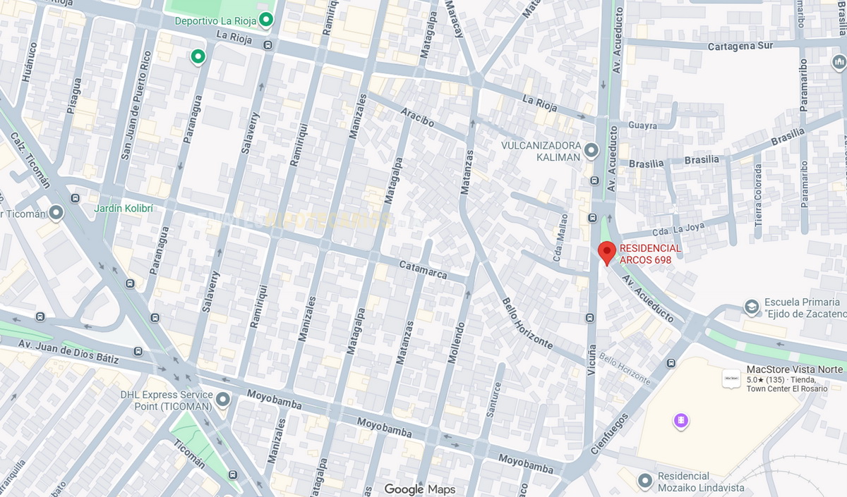 Depto. Residencial Zacatenco - 